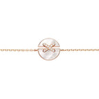 "Dream"-ARMBAND-SET, MOP, ROSÉGOLD, DIAMANTEN