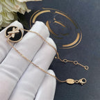 „Dream“ ARMBANDSET ONYX ROSÉGOLD DIAMANT