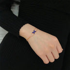 ¡®Dream¡¯Hollow Design Four-Leaf Clover Flower Shape Ring