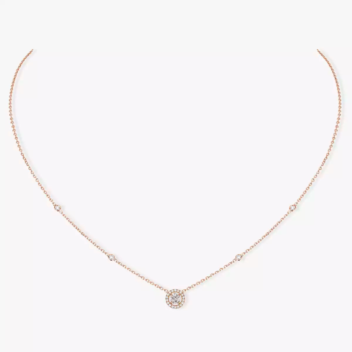 [Dream ]Diamond Necklace 0,20ct Brilliant Shape Joy