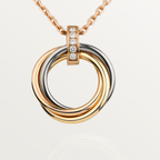 ¡®Dream¡¯TRINITY NECKLACE GOLD  DIAMONDS