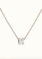 ¡®Dream¡¯POP H LIGHT BLUE NECKLACE