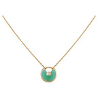 ¡®Dream¡¯AMULETTE GOLD MALACHITE NECKLACE