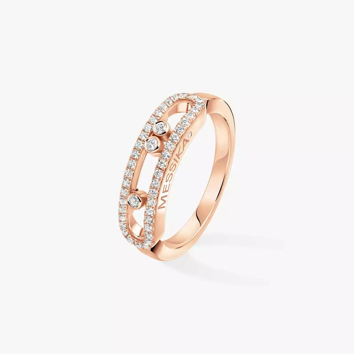 [Dream ] Baby Move Gold Diamond Pave_ Ring