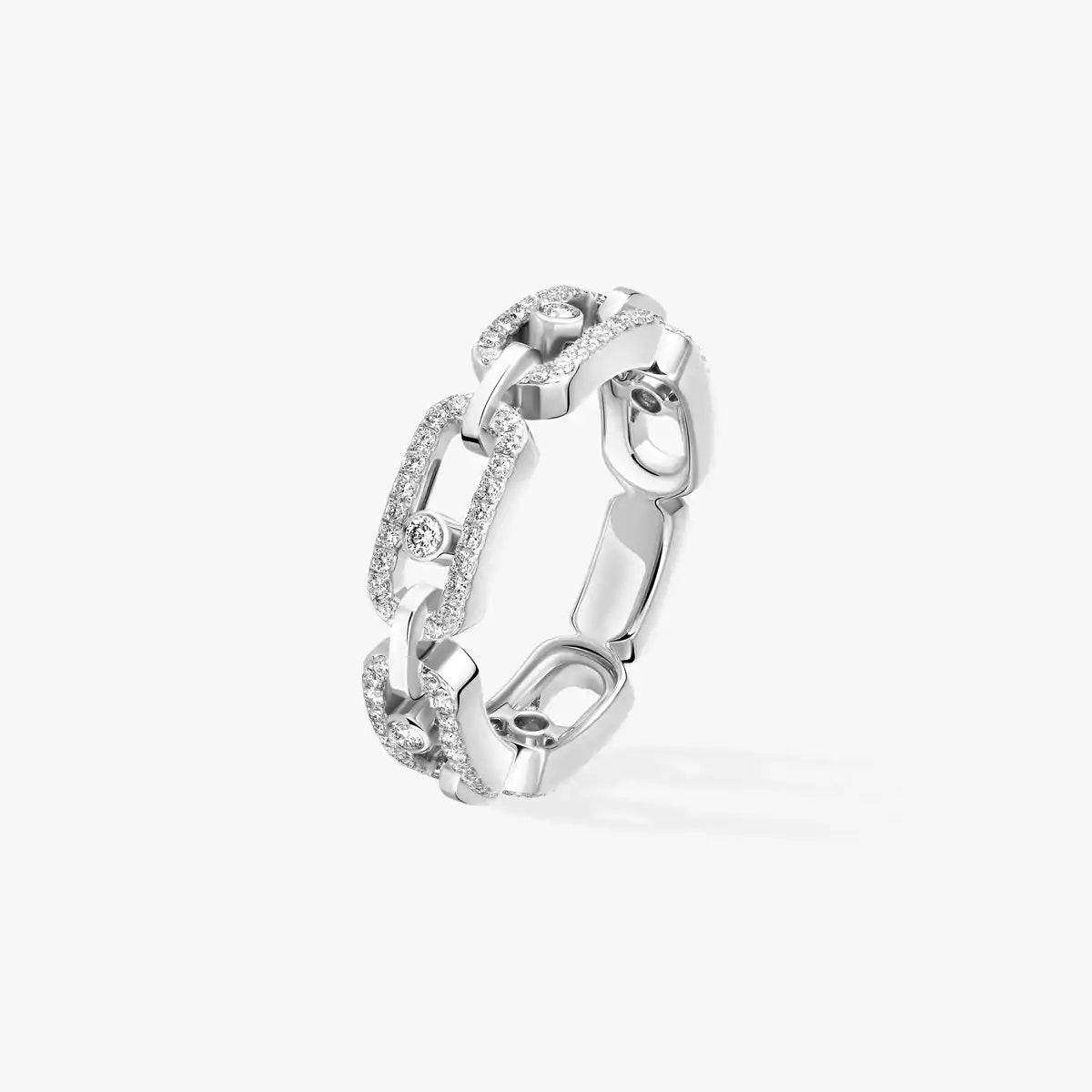 [Dream ]Move Link Pave_-Set Diamond Ring in Gold