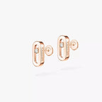 [Dream ]Move Uno Diamond Stud Earrings