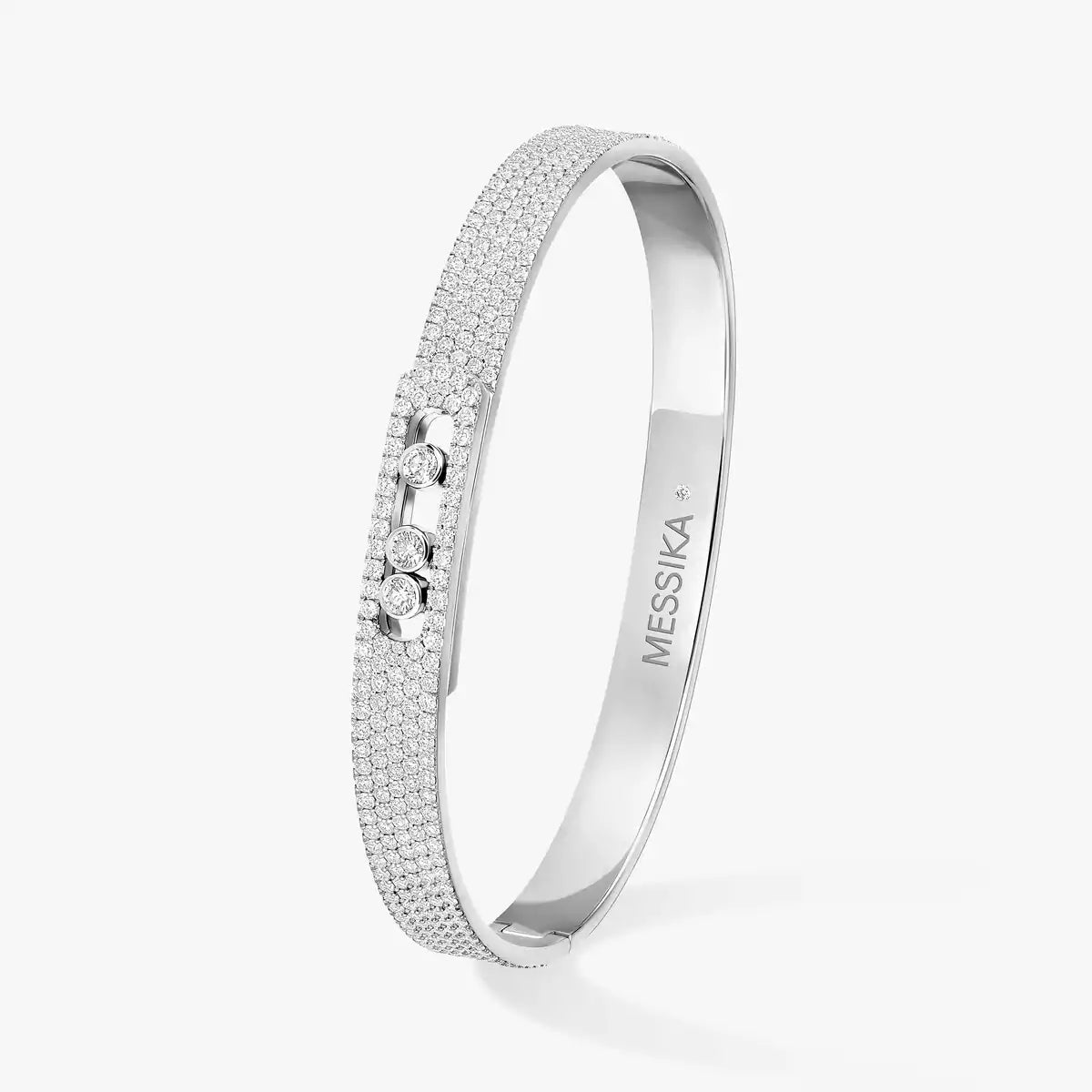 [Dream ]Move Noa Full Pav茅 Diamond Bangle Bracelet
