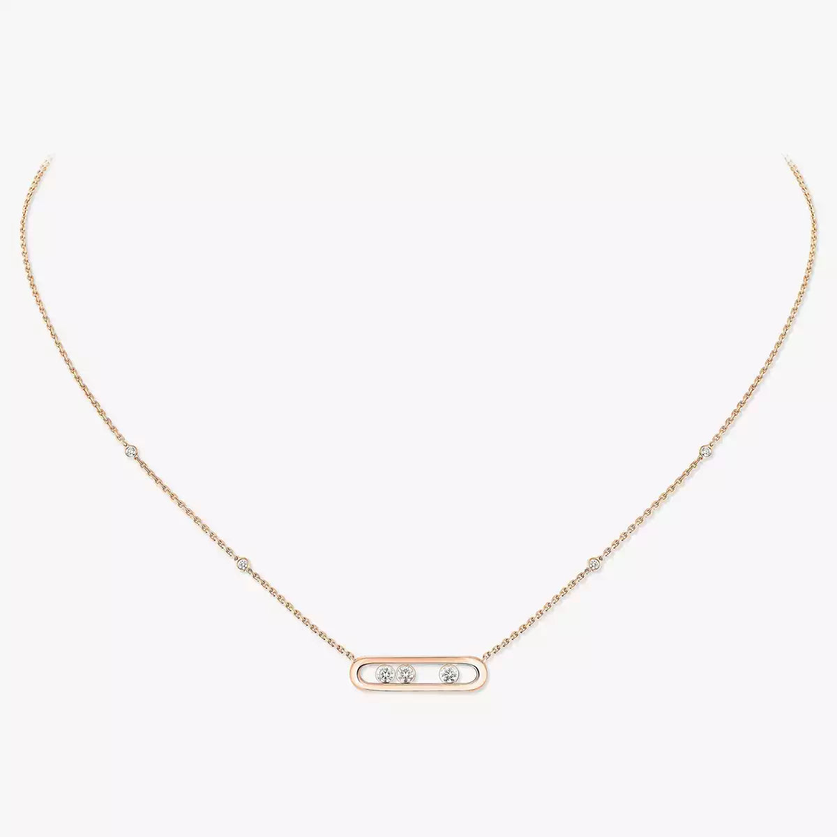 [Dream ] Baby Move Gold Diamond Necklace