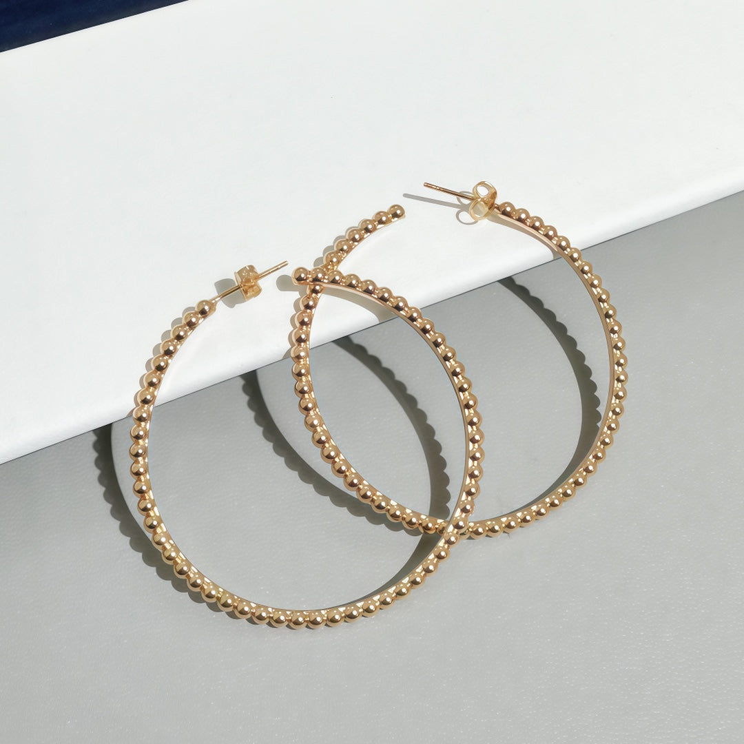 [Dream JURI] SMOOTH BEAD STUD EARRINGS
