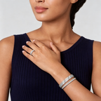 [Dream JURI] THREE-ROW DIAMOND RING