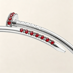 [Dream JURI]JUSTE BRACELET 2.5MM DIAMONDS NEW