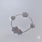 ¡®Dream¡¯FRIVOLE SILVER 5 FLOWERS BRACELET