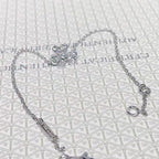 ¡®Dream¡¯FRIVOLE SILVER FLOWER DIAMOND BRACELET