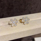 ¡®Dream¡¯FRIVOLE GOLD FLOWER DIAMOND EARRINGS