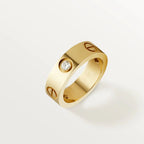 „Dream“ LIEBESRING 5,5 MM 3 DIAMANTEN ROSÉGOLD